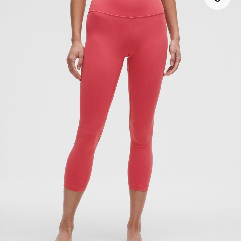 Brand New with tag Lululemon Align HR Crop 23 Red Desert Color size 6